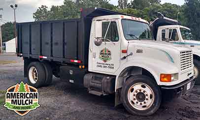 American Mulch and More Dump Truck